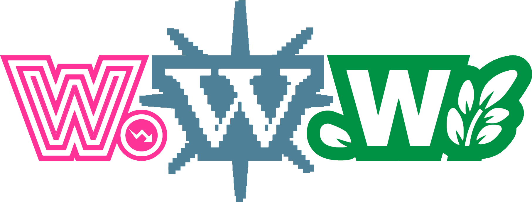 Combination Witchfork, Wandcamp, and Wheatport logo